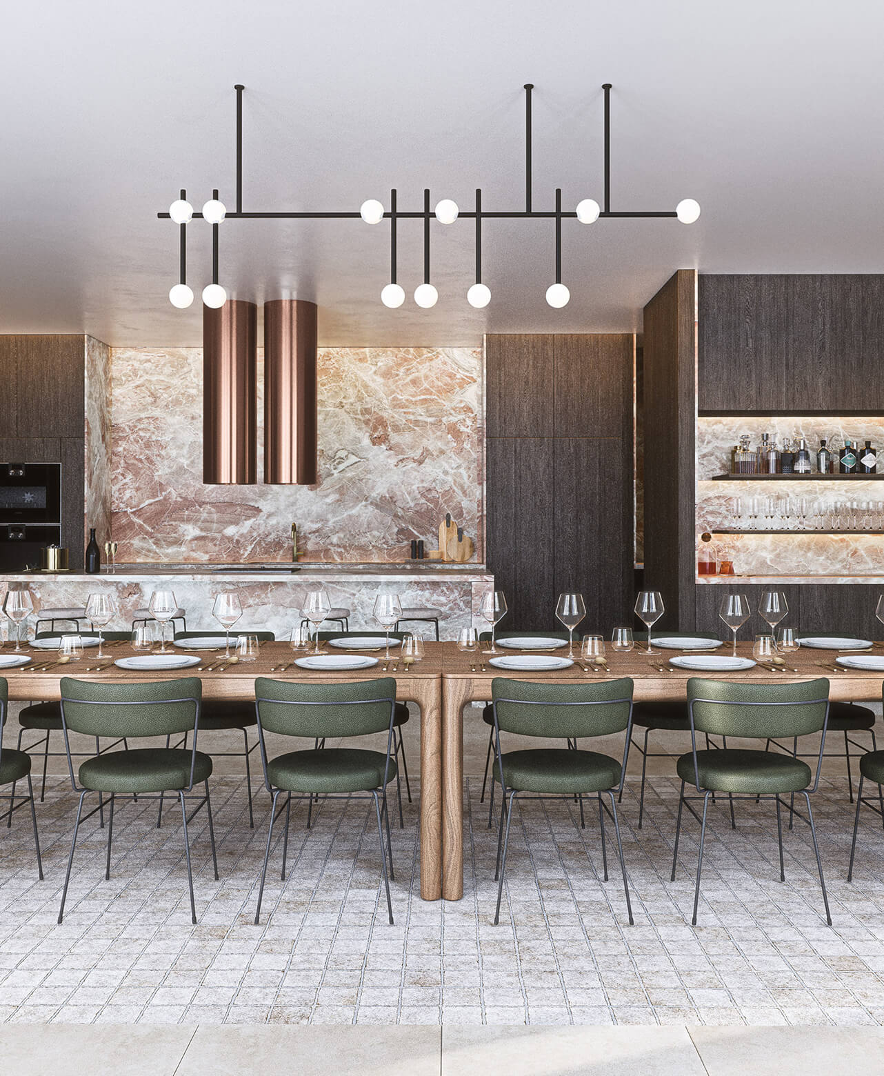 Residents' dining, artist impression