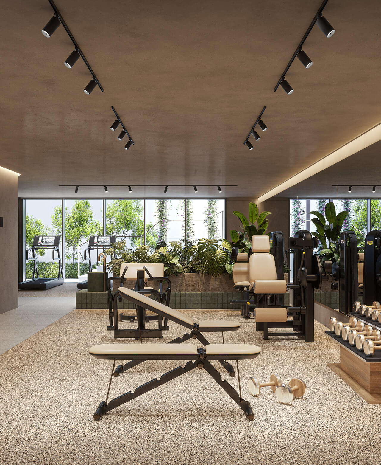 The gym, artist impression