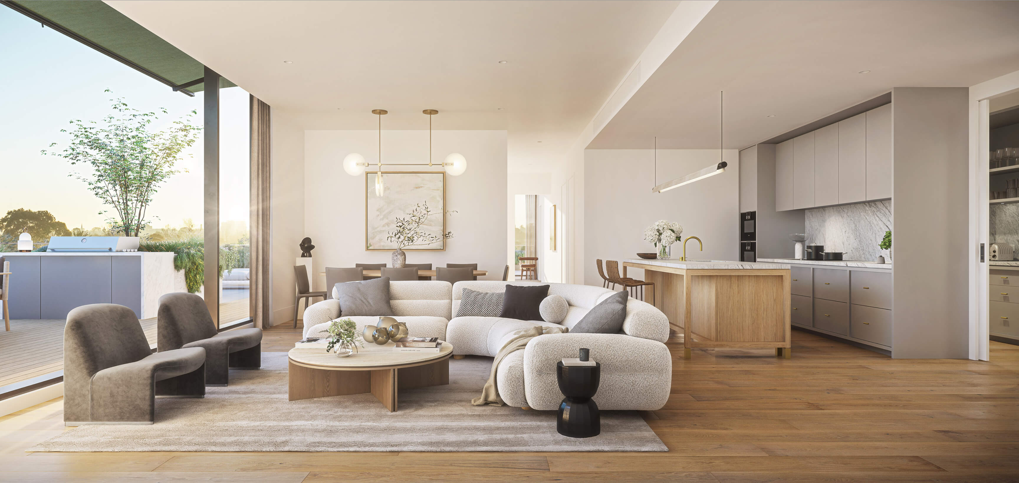 The Woodburn interior, artist impression